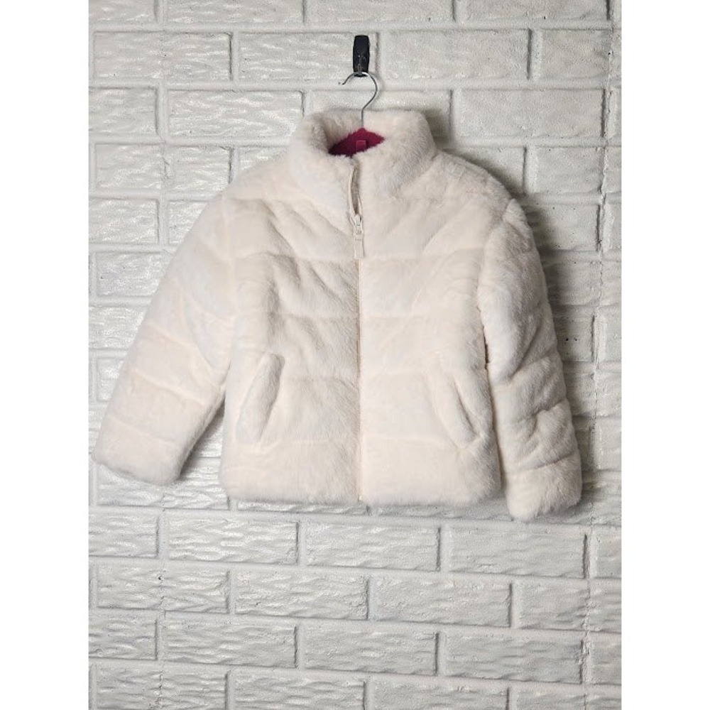 NWT Girls Teddy Sherpa Puffer Jacket Coat Faux Fur Size Small 6 Rokka&Rolla